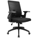 Everfurn Skye Mid Back Office Chair - Black