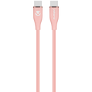 Volkano Flexi Series Type-C to Type-C 1.5m 60w - Pink