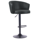 Lucien Faux Leather Barstool - Black - 2 Pack