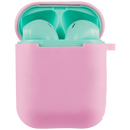 Bounce Buds Series True Wireless Earphones with Silicone Accessories - Green/Pink