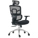 Everfurn Premium Graphite Ergo High Back Chair - Black