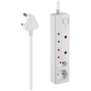 Nexon 4-Way Medium Surge-Protected Multiplug 0.5m - White