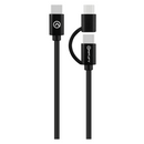 PEP Type-C to Dual-Cap Micro and Type-C Cable