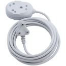 Switched Light-Duty Back-to-Back (BTB) Extension Leads 5m - WT