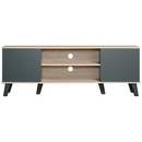 Everfurn Laurel TV Stand 1600w, Two Cupboards