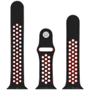 Volkano Smart Watch Band - Sport Silicone - iWatch 42mm - Black and Red S/L