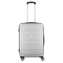Travelwize Maple ABS 65cm 4-Wheel Spinner Luggage - Silver