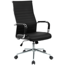 Everfurn Jupiter High Back Office Chair, Virgin Foam - Black