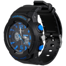 Volkano Session Series Sports Watch - Black with Blue