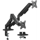 Volkano Steel Series Full Motion Dual Monitor Desk Mount 17" - 32"