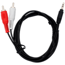 Volkano 3.5mm AUX Stereo to 2 RCA Lead - 1.2m