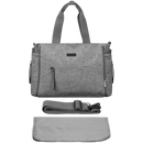 Totes Babe Luna Diaper Shoulder Bag Light Grey