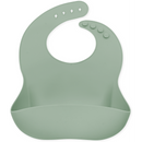 Silicone Bucket Bib - Sage