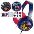 Marvel Spider-Man Auxiliary Headphones with Stickers