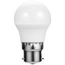 Switched 5w Golfball LED Light Bulb B22 - Warm White