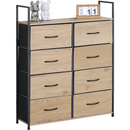Everfurn Zira Wardrobe Large - Oak