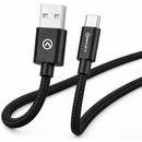 Amplify Linked Series USB-A to Type-C Braided Cable 1.2m - Black