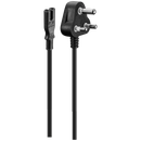 Volkano Presto series Power Cable Figure 8  to SA 3pin 1.8m 2.5A - black