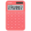Casio MS-20YC 12 Digit Desk Calculator Coral