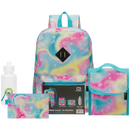 Quest 4-Piece Backpack Set Rainbow Swirl Sky