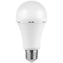 Switched 9w A60 Rechargeable LED Light Bulb - E27 - Warm White
