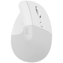 Logitech(R) Lift Vertical Ergonomic Mouse - Off-White/Pale Grey