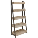 Everfurn Atlas 5-Tier Bookshelf - Brown