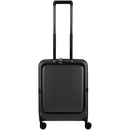 Expandable PP 55cm Carry On Luggage - Black