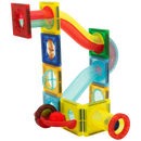 45 Magnetic Tiles and Marble Run Parts