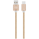 Amplify Linked Series Braided USB Type-C Cable 2m - Champagne Gold