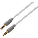 Premio Braided AUX Cable - Silver - 2m