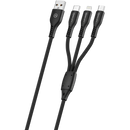 Amplify CoreCharge Series 1.2m 3-in-1 Cable - Black