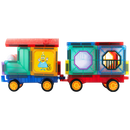 43 Magnetic Tiles with Windows and Car Parts