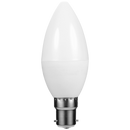 SWITCHED 5W Candle LED Light Bulb B22 - Warm White