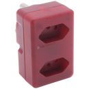 Ellies 2 Way High Surge Adaptor 2x16A (SANS164-2)