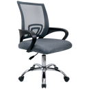 Everfurn Swift Mid Back Chair - Grey