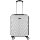Travelwize Terra ABS 67cm 4-Wheel Spinner Luggage - Silver