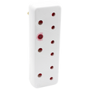 Ellies 3-Way Medium Surge Adaptor - White