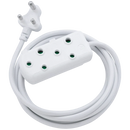 Switched Light-Duty Side-by-Side (SBS) Extension Leads 3m - WT