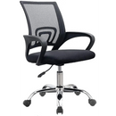 Everfurn Swift Mid Back Chair - Black