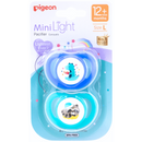 Pigeon - Minilight Pacifier (2 Pc) - L - Dino Read/Raccoon