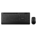VolkanoX Gem Bluetooth Wireless Keyboard and Mouse - Black