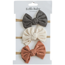 Bow Headbands - Set of 3