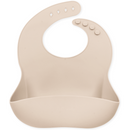 Silicone Bucket Bib - Ivory