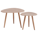 Everfurn Bohemian Nesting Coffee Tables - 2-Piece Set