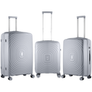 Travelwize Ripple PP 4-Wheel Spinner 55cm Luggage - Platinum