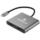 Volkano Expand Series USB-C to Dual 4K HDMI Adaptor