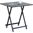 Everfurn Nova Folding Dining Table - Black