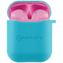 Amplify Buds Series True Wireless Earphones with Silicone Accessories - Pink/Blue