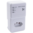 Switched 1-Way TV Surge Adaptor with SANS 164-2